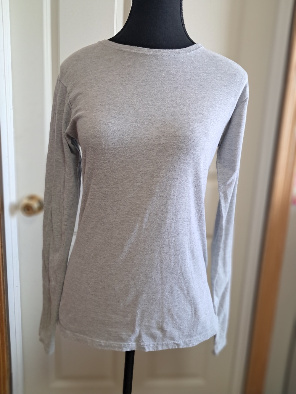 Gildan Light Gray Long Sleeve Tee